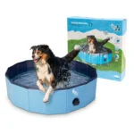 Skládací bazének pro psy s protiskluzovým dnem, ø 120 x 30 cm – Coolpets Splash Dog Pool