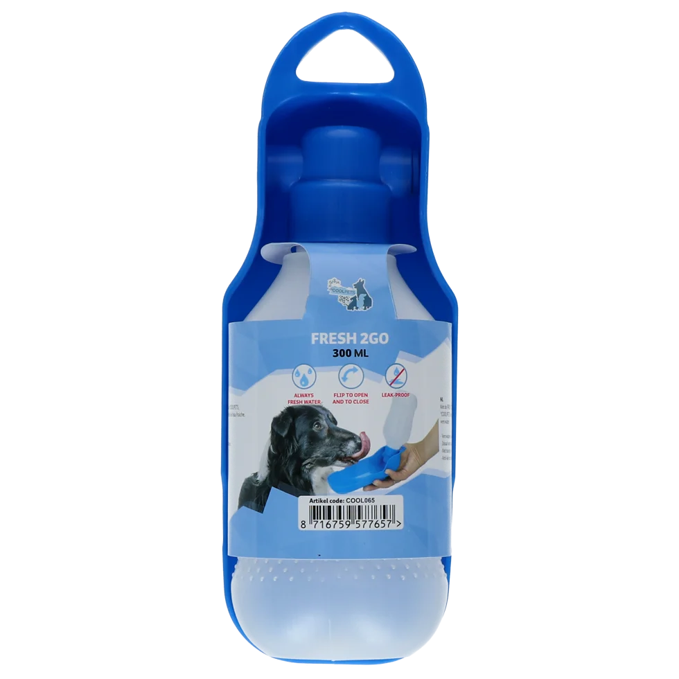 Cestovní láhev na vodu pro psy, 300 ml – Coolpets Fresh 2GO - Obrázek 1