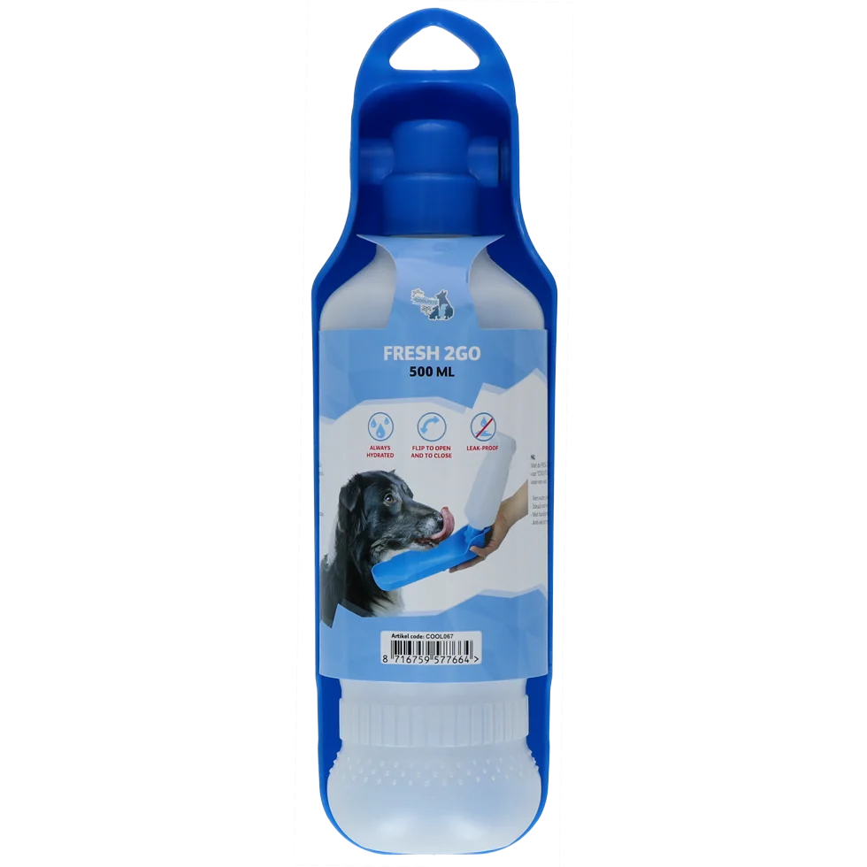 Cestovní láhev na vodu pro psy, 500 ml – Coolpets Fresh 2GO - Obrázek 1