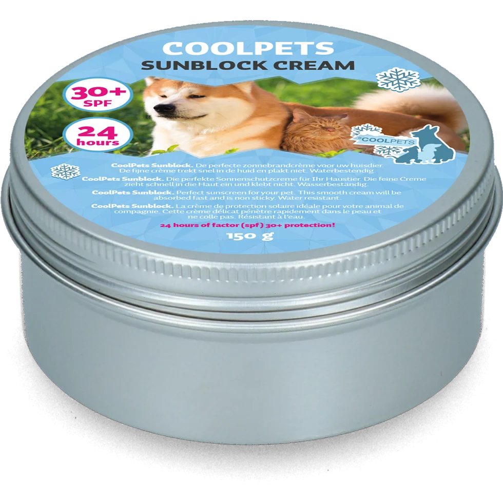 Opalovací krém pro psy, SPF 30+, 150 g – Coolpets Sunblock Creme - Obrázek 2