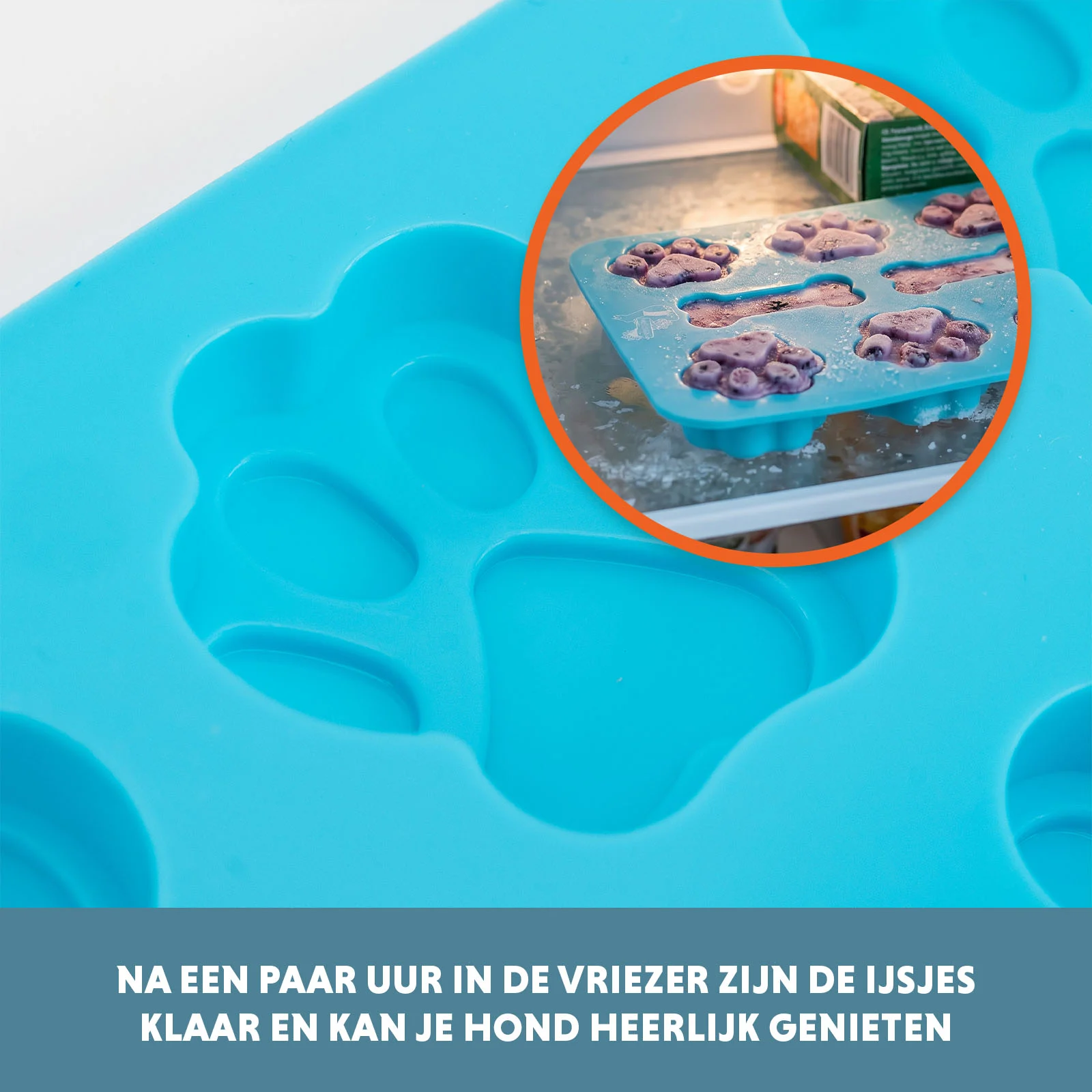 Forma na 8 psích zmrzlin – Coolpets Dog Ice Mix Tray - Obrázek 4