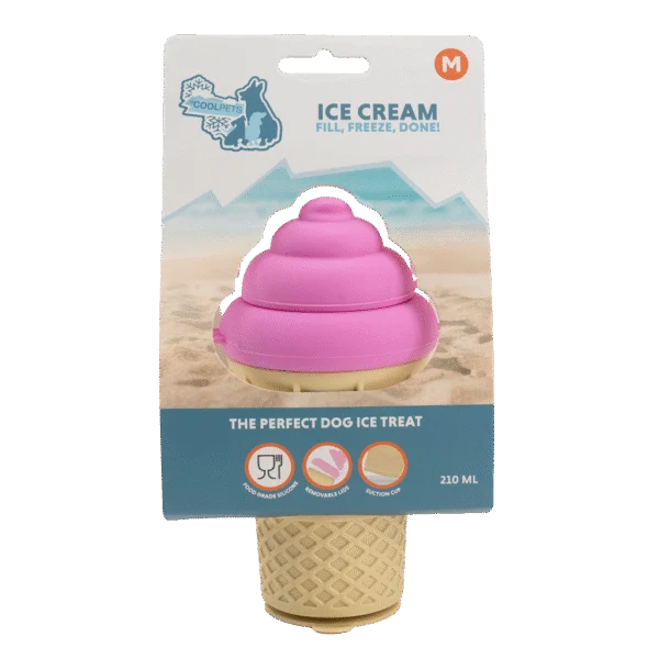 Silikonová forma na psí zmrzlinu s přísavkou – Coolpets Ice Cream M