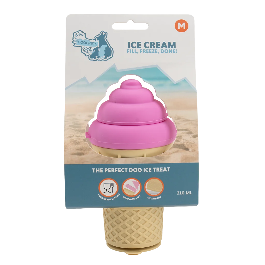 COOL095M-1.png Silikonová forma na psí zmrzlinu s přísavkou – Coolpets Ice Cream M - Obrázek 1
