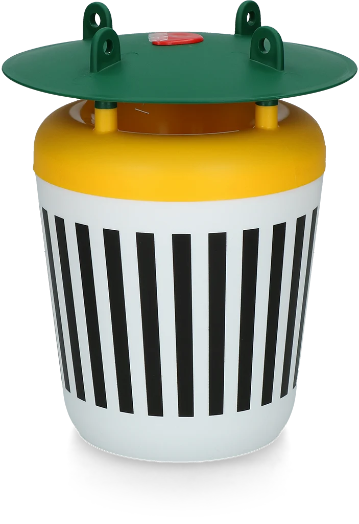 CURT10097.png Lapač potravinových molů s černými pruhy, bez feromonu a lepové desky – Agrisense Black Stripe - Obrázek 1