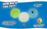 Psí míčky se světlem a zvukem, 3 ks, Ø 5 cm – Chuckit! Fetch Medley S - Obrázek 4