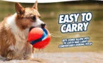 Fotbalový míč pro psy s gumovými zářezy, Ø 14 cm – Chuckit! Kick Fetch Dog S - Obrázek 5