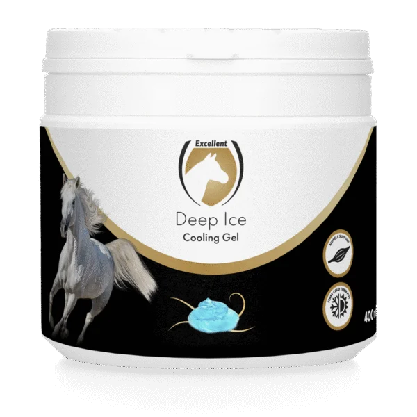 Chladivý gel pro koně po zátěži, 400 ml – Excellent Horse Deep Ice Cooling Gel