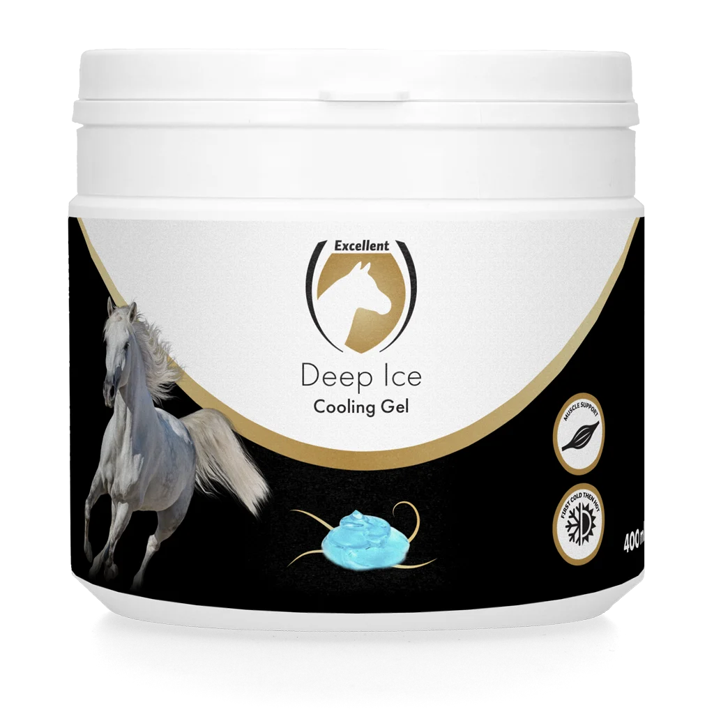 Chladivý gel pro koně po zátěži, 400 ml – Excellent Horse Deep Ice Cooling Gel - Obrázek 1