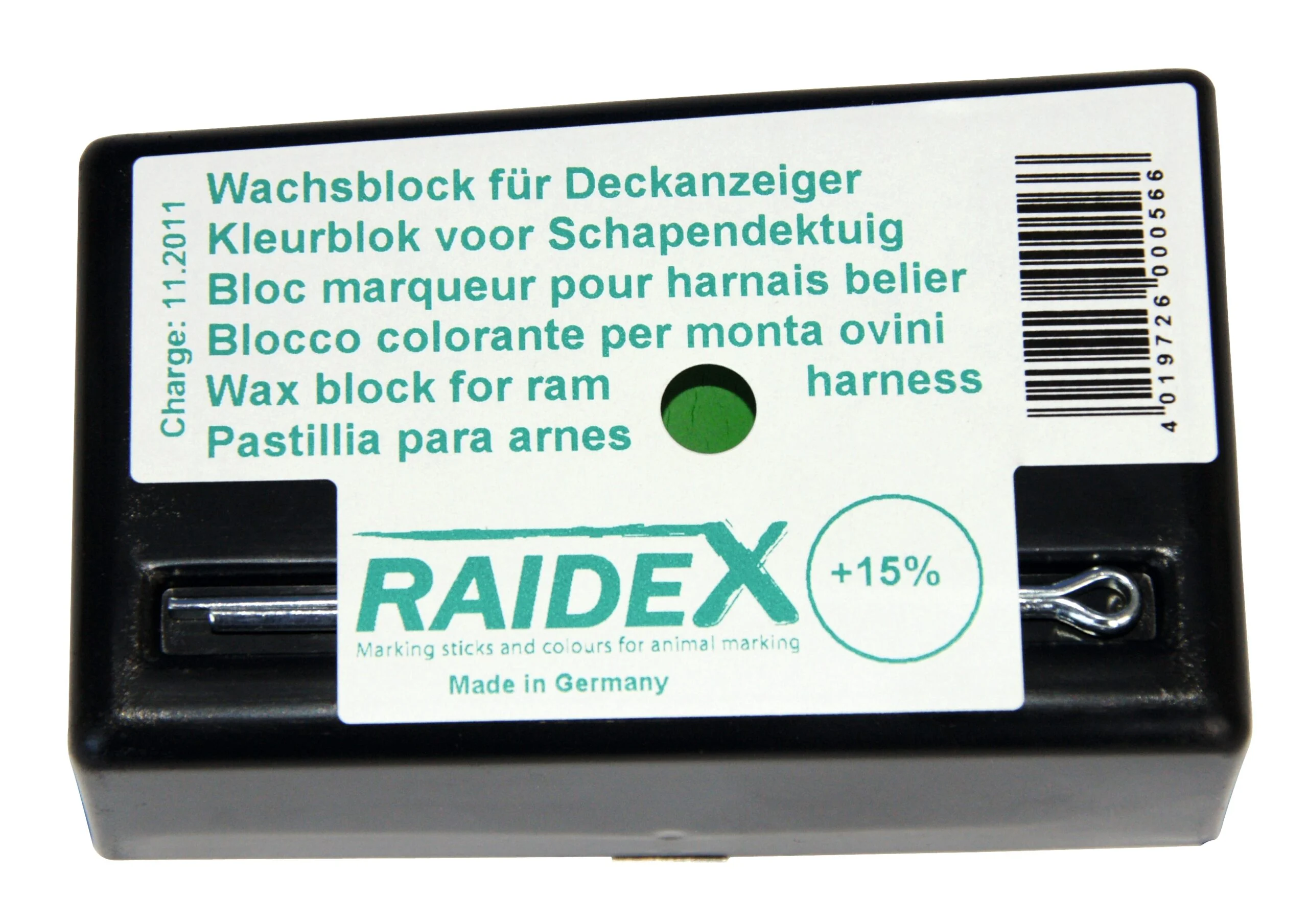 DEKB00031.jpg Značkovací blok do každého počasí, zelený – Raidex - Obrázek 1