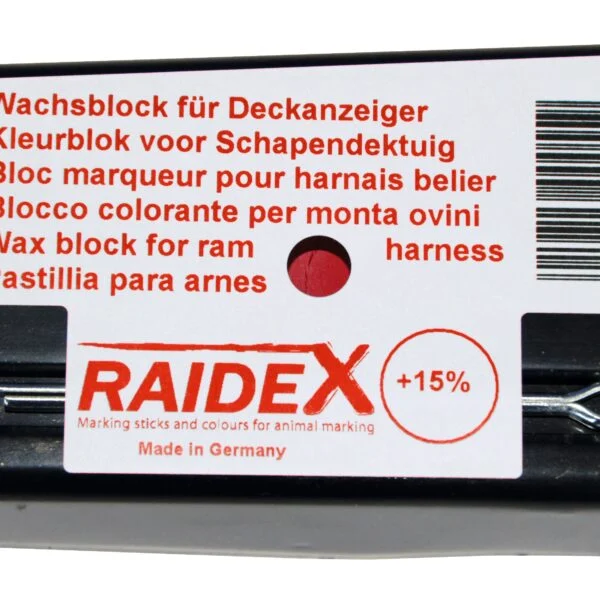 Připouštěcí blok do každého počasí, červený – Raidex