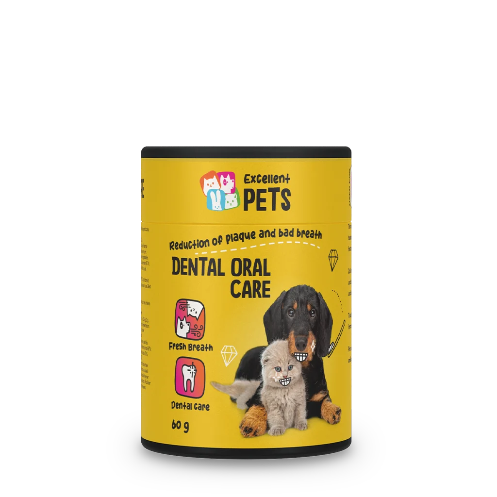 DENT014.png Zubní prášek pro psy a kočky, 60 g – Excellent Pets Dental Oral Care - Obrázek 1