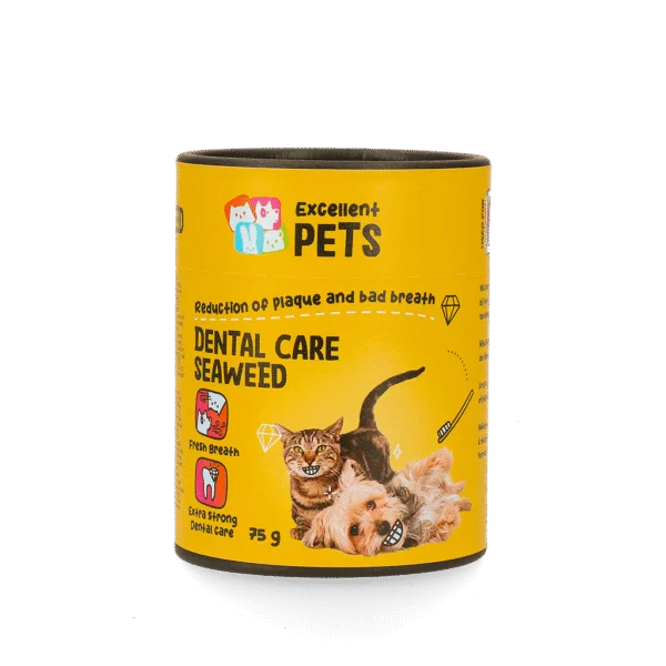 Doplněk na chrup pro psy a kočky, 75 g – Excellent Pets Dental Care Seaweed