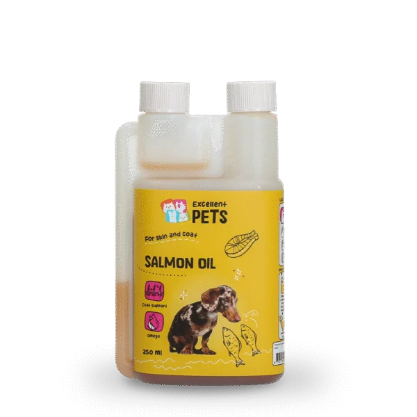Lososový olej pro psy s omega 3 a 6, 250 ml – Excellent Pets Dog Salmon Oil