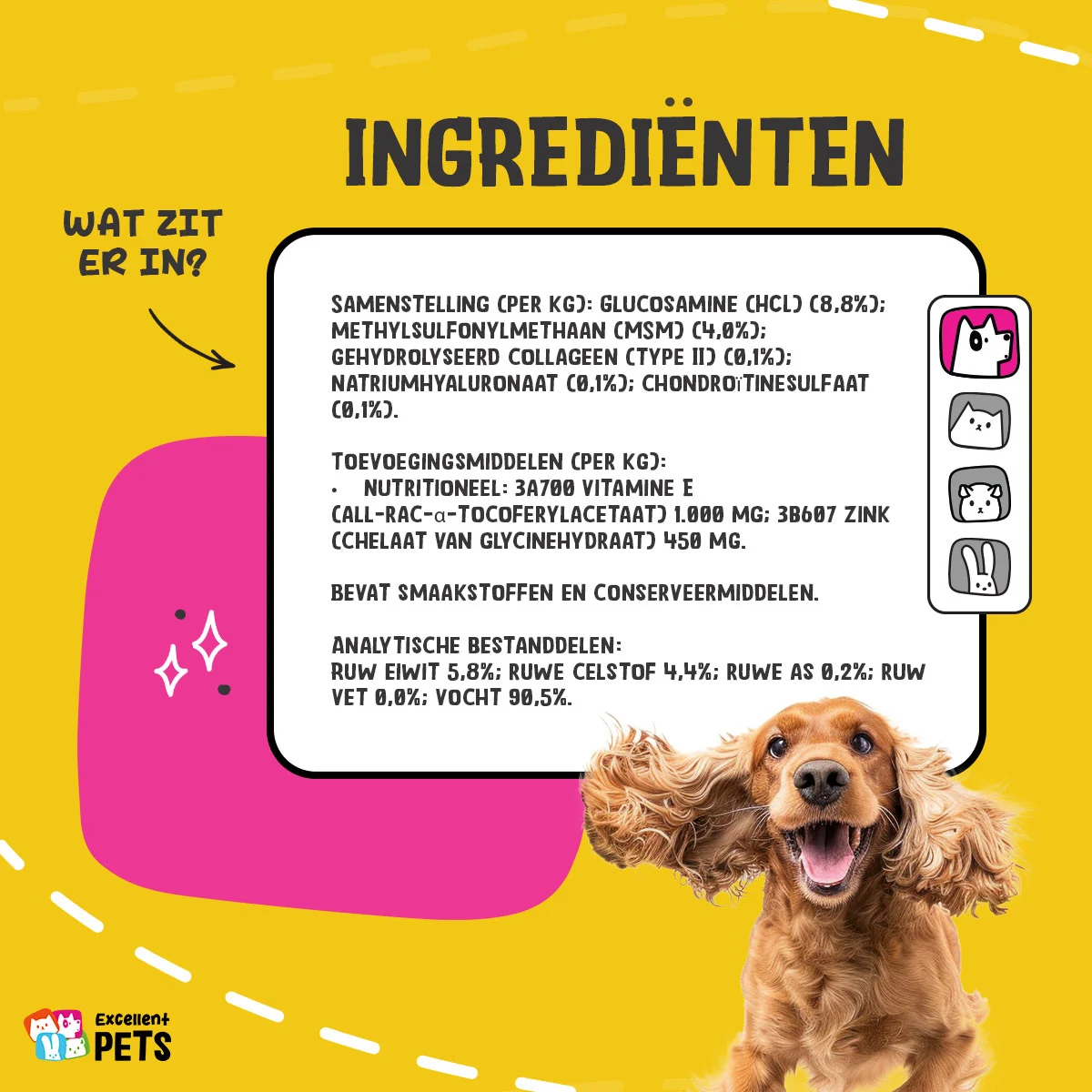 Tekutý doplněk stravy pro klouby psů, 500 ml – Excellent Pets Dog Flex - Obrázek 4