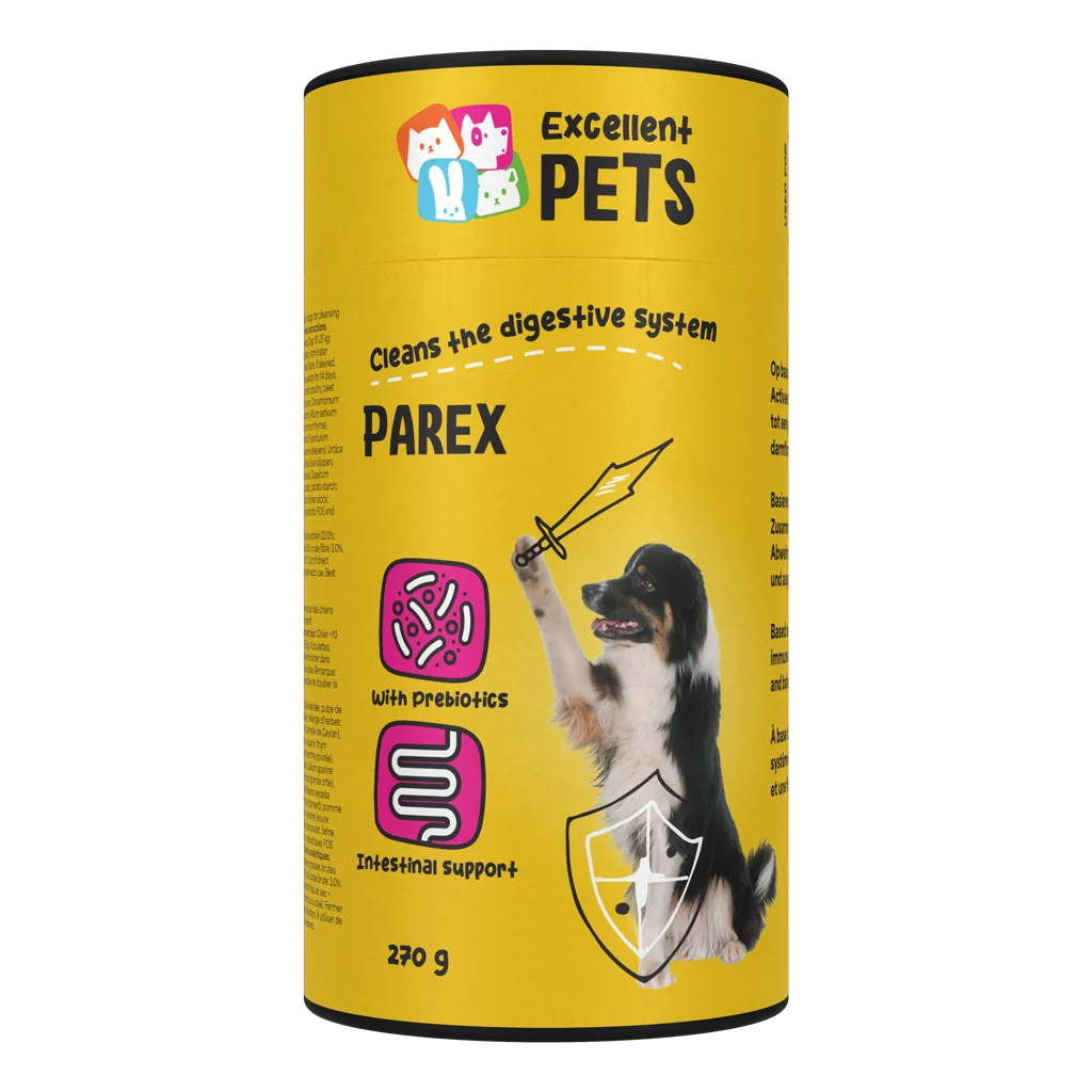 Doplněk stravy pro psy s prebiotiky ve formě granulí, 270 g – Excellent Pets Dog Parex - Obrázek 1