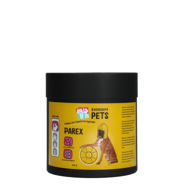 Doplněk stravy pro psy s prebiotiky ve formě granulí, 630 g – Excellent Pets Dog Parex