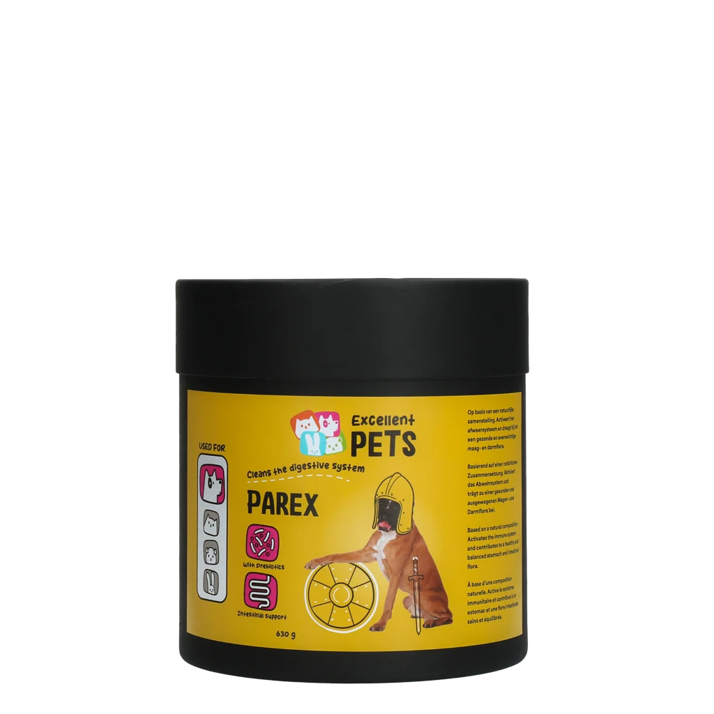 Doplněk stravy pro psy s prebiotiky ve formě granulí, 630 g – Excellent Pets Dog Parex - Obrázek 1