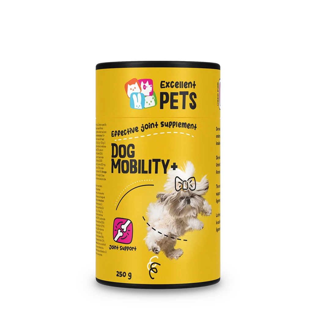 Kloubní doplněk pro psy v prášku, 250 g – Excellent Pets Dog Mobility+ - Obrázek 1