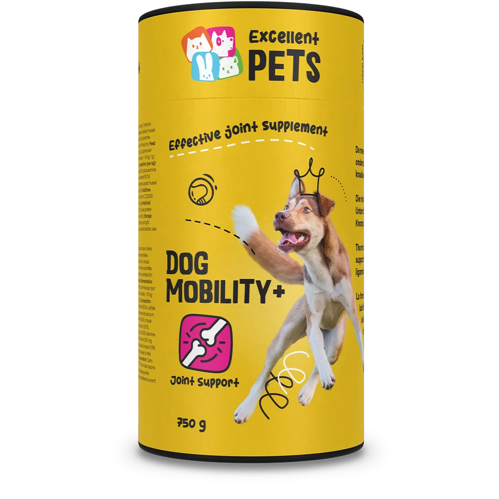 Kloubní doplněk stravy pro psy v prášku, 750 g – Excellent Pets Dog Mobility+ - Obrázek 1