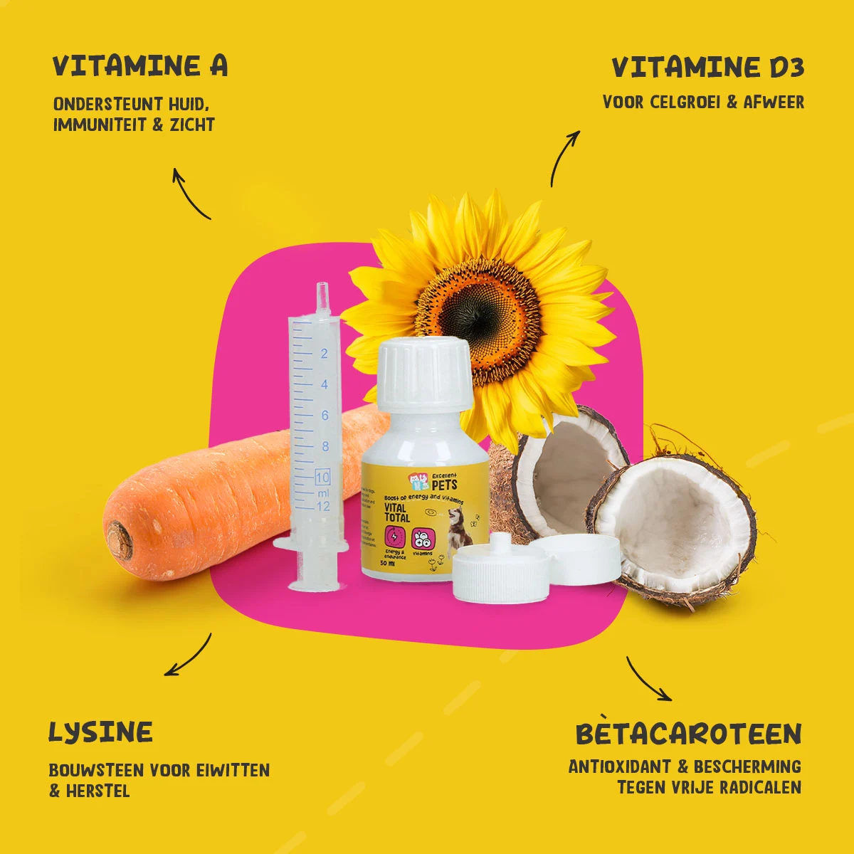 Tekutý vitaminový doplněk pro psy, 50 ml – Excellent Pets Vital Total - Obrázek 6