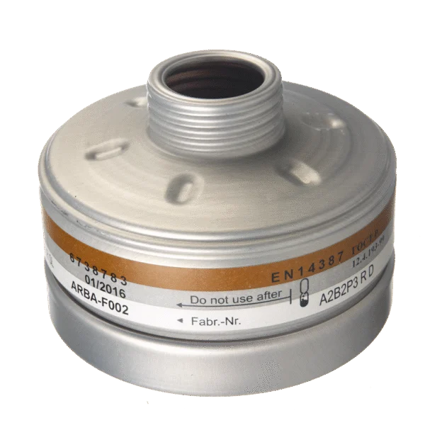 Filtr do masky A2B2-P3 s připojením RD40 se šroubovacím závitem – Dräger Filter RD 40 A2B2-P3