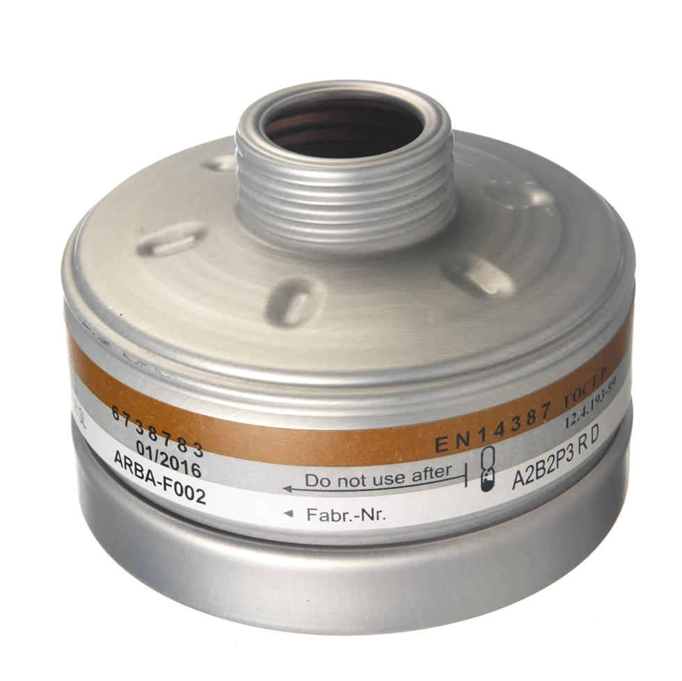 Filtr do masky A2B2-P3 s připojením RD40 se šroubovacím závitem – Dräger Filter RD 40 A2B2-P3 - Obrázek 1