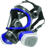 Celoobličejová maska s bajonetovým připojením pro dva filtry, bez filtrů – Dräger X-plore 5500