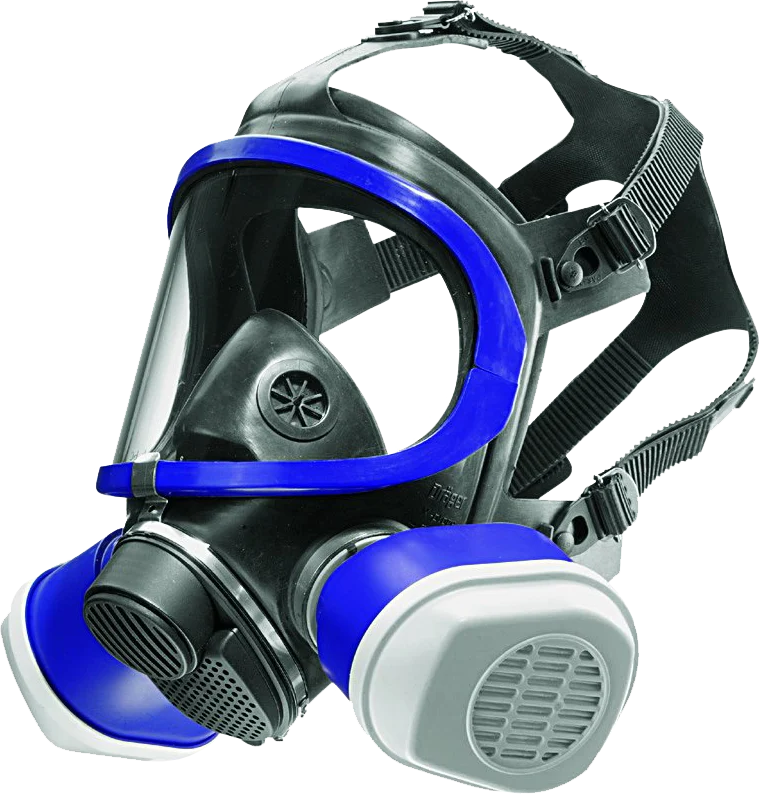 Celoobličejová maska s bajonetovým připojením pro dva filtry, bez filtrů – Dräger X-plore 5500 - Obrázek 1