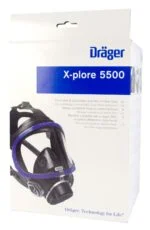 Celoobličejová maska s bajonetovým připojením pro dva filtry, bez filtrů – Dräger X-plore 5500 - Obrázek 3