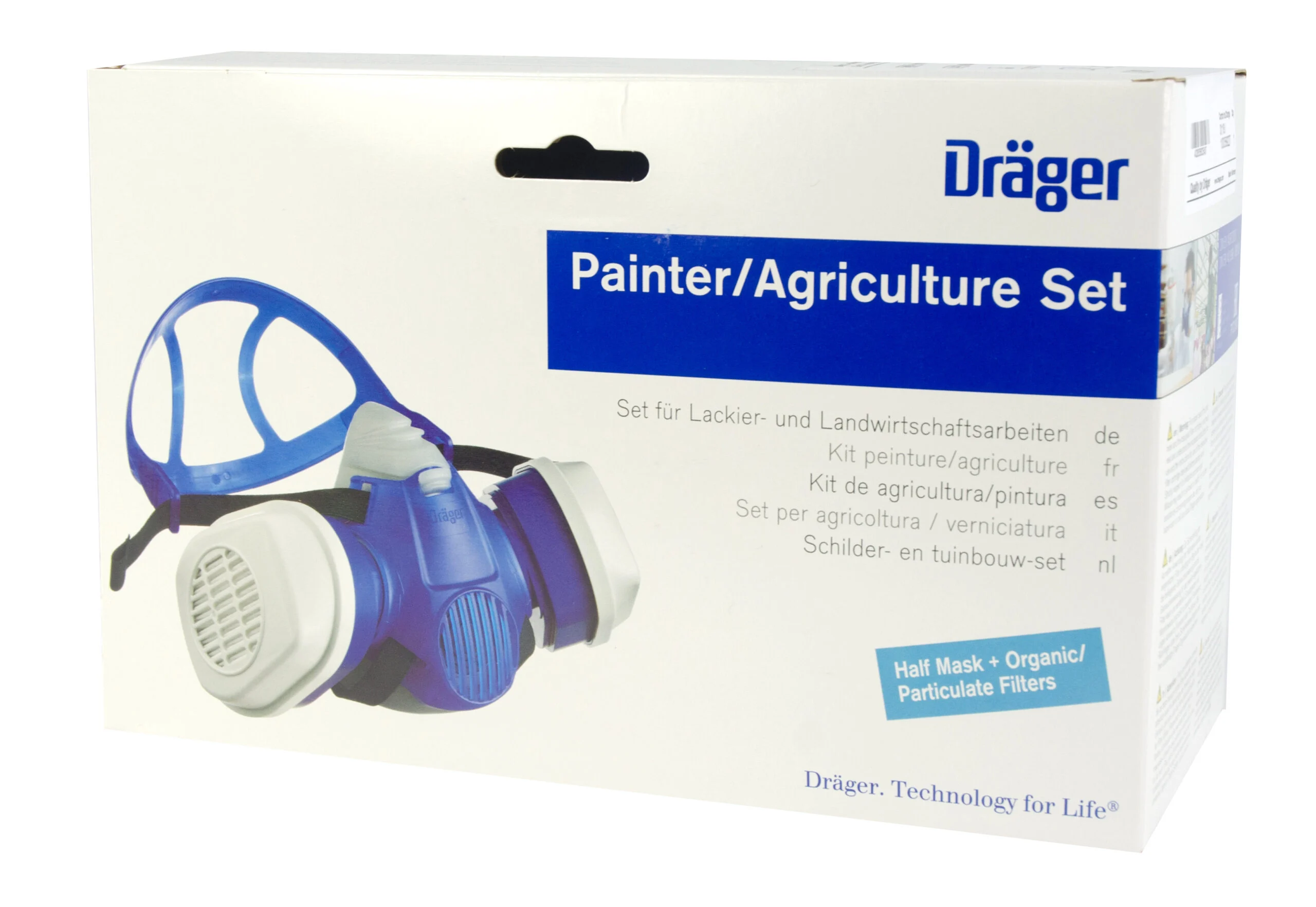 Polomaska se 2 filtry A2-P3, M – Dräger X-plore 3300 Combiset A2-P3 - Obrázek 2