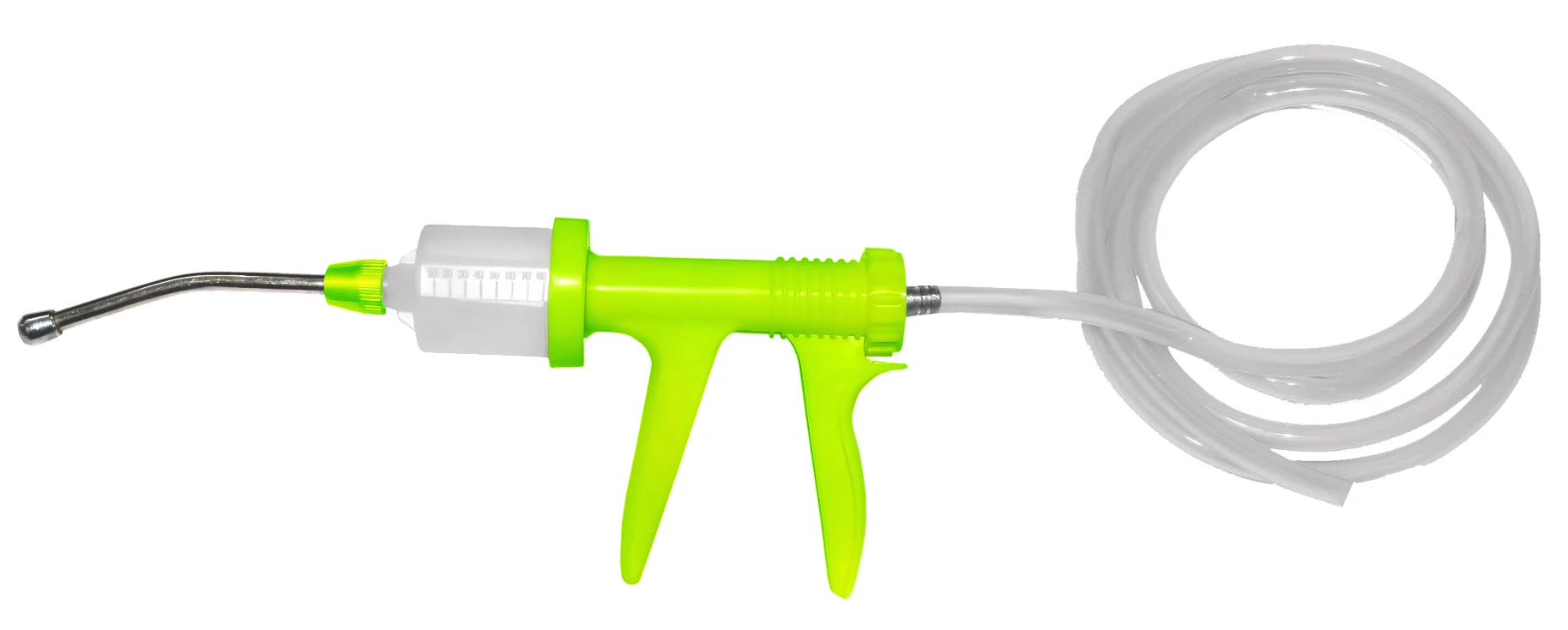 Automatická drenčovací pistole s náustkem 12 cm, 80 ml – Hofman Animal Care Drench-gun Automatic - Obrázek 1