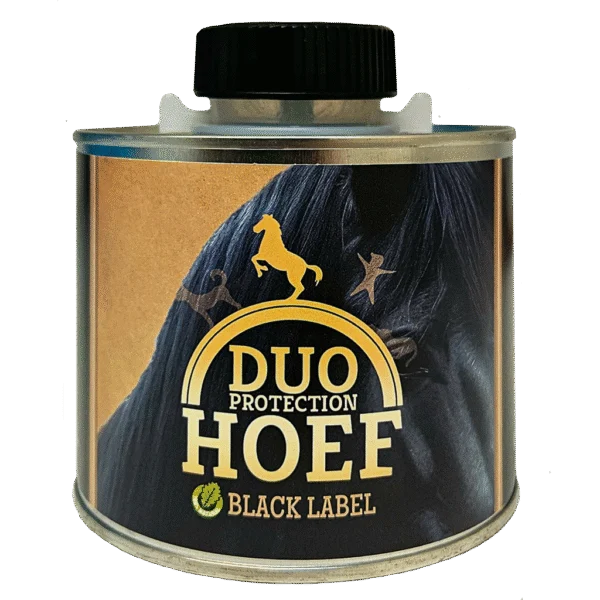 Černý přípravek na péči o tmavá kopyta, 500 ml – Duo Protection Hoef Black Label