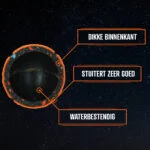 Tenisový míček pro psy, plovoucí, Ø 6 cm, růžový – Dog Comets Starlight - Obrázek 3