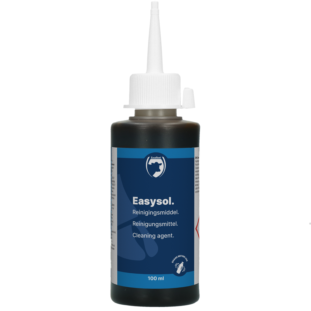 Klauwreiniger voor Runderen met Organische Zuren, 100 ml – Excellent Easysol Liquid Čistič paznehtů pro skot s organickými kyselinami, 100 ml – Excellent Easysol Liquid