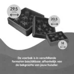 Protihltací miska pro psy s hvězdicovým vzorem, XS 14 cm, šedá – Eat Slow Live Longer Star - Obrázek 6