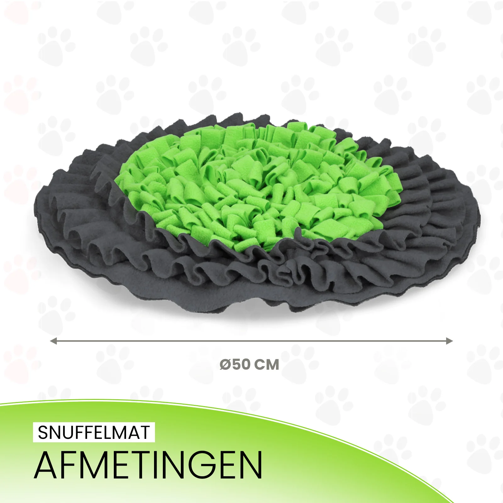Čichací podložka se stahovací šňůrkou Ø 50 cm – Eat Slow Live Longer Snuffle Mat - Obrázek 5