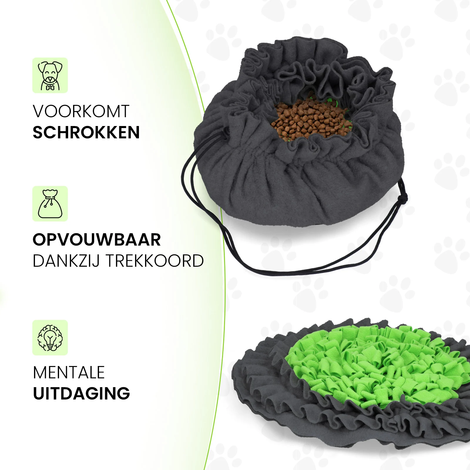 Čichací podložka se stahovací šňůrkou Ø 50 cm – Eat Slow Live Longer Snuffle Mat - Obrázek 6