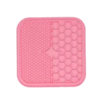 Lízací podložka pro psy se 2 vzory a přísavkami, 21 x 21 cm, růžová – Eat Slow Live Longer Lick Mat Duo M - Obrázek 2