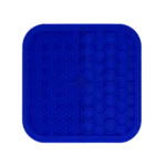 Lízací podložka pro psy s výstupky a buněčnou strukturou, 21 x 21 cm, modrá – Eat Slow Live Longer Lick Mat Duo M - Obrázek 2
