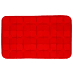 Lízací podložka pro psy s květinovými výstupky a přísavkami, 21 x 34 cm, červená – Eat Slow Live Longer Lick Mat Dimensions Flower - Obrázek 2