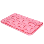 Lízací podložka pro psy s květinovými okvětními lístky a přísavkami, 21 x 34 cm, růžová – Eat Slow Live Longer Lick Mat Dimensions Flower - Obrázek 3