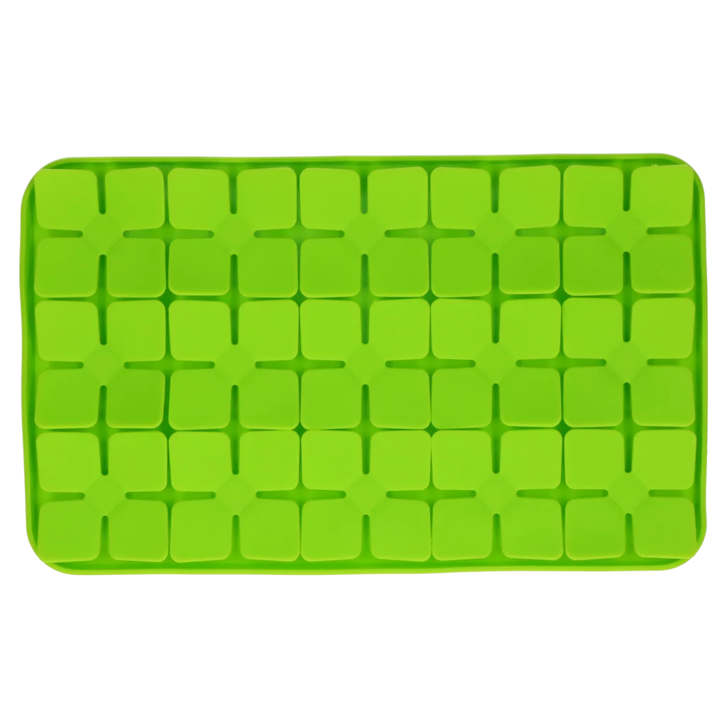 Lízací podložka pro psy s výstupky ve tvaru květin a přísavkami, 21 x 34 cm, zelená – Eat Slow Live Longer Lick Mat Dimensions Flower - Obrázek 2
