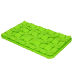 Lízací podložka pro psy s výstupky ve tvaru květin a přísavkami, 21 x 34 cm, zelená – Eat Slow Live Longer Lick Mat Dimensions Flower - Obrázek 3