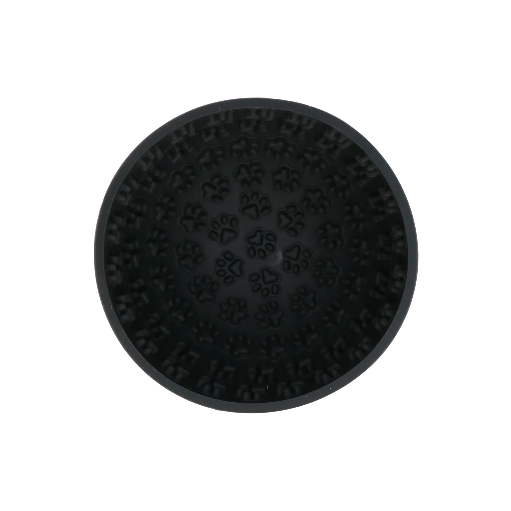 Miska proti hltání pro psy s kulatým dnem a výstupky, Ø 17 cm, šedá – Eat Slow Live Longer Lick Mat Wobble Bowl - Obrázek 2