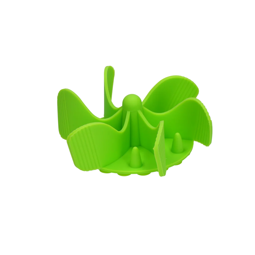 Protihltací vložka do psí misky s přísavkami, zelená M, průměr základny 11,5 cm – Eat Slow Live Longer Gobble Stopper - Obrázek 2