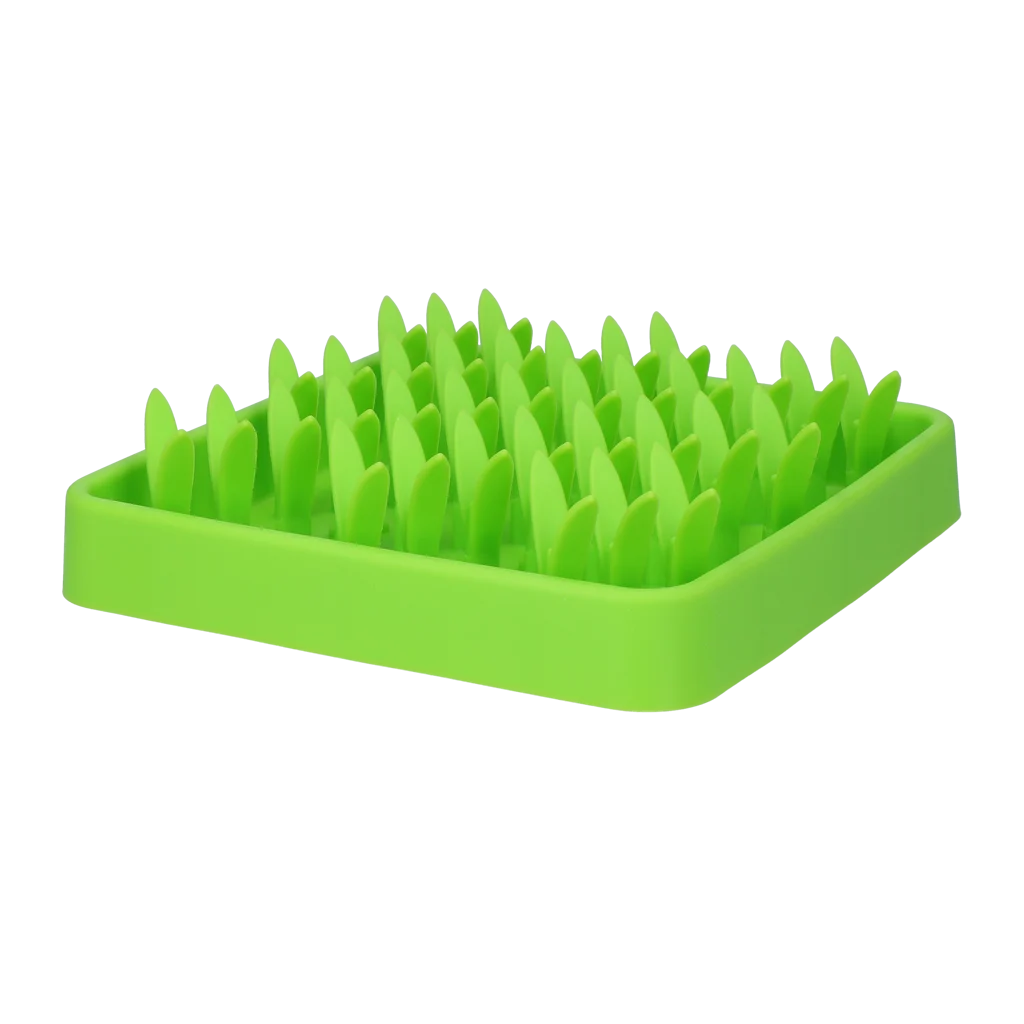 Silikonová čichací podložka s protiskluzovou spodní stranou – Eat Slow Live Longer Snuffle Mat Gras - Obrázek 2