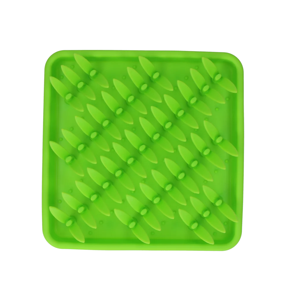 Silikonová čichací podložka s protiskluzovou spodní stranou – Eat Slow Live Longer Snuffle Mat Gras - Obrázek 3
