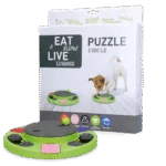 Psí hlavolam na granule a pamlsky s protiskluzovými nožičkami – Eat Slow Live Longer Puzzle Circle
