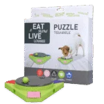 Psí hlavolam na granule a pamlsky – Eat Slow Live Longer Puzzle Triangle