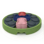 Hlavolam pro psy s posuvnými částmi na granule a pamlsky – Eat Slow Live Longer Puzzle Disc - Obrázek 2